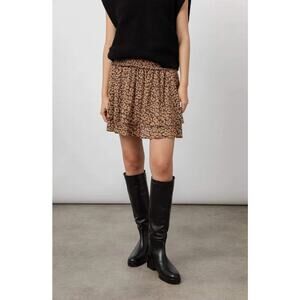 RAILS NWT Addison Cheetah Print Rayon Skirt // L